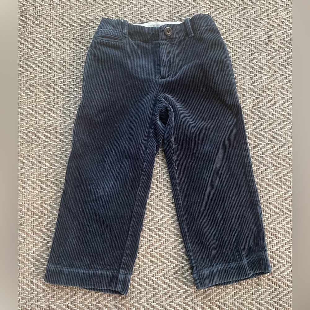 JCrew Crewcuts boys size 3 wide-wale corduroy pants